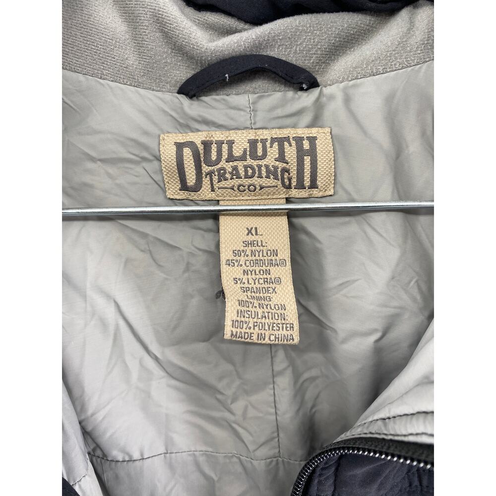 Duluth Trading Co Men’s XL Black Insulated Thinsulate Cordura Work Jacket - Picture 4 of 5